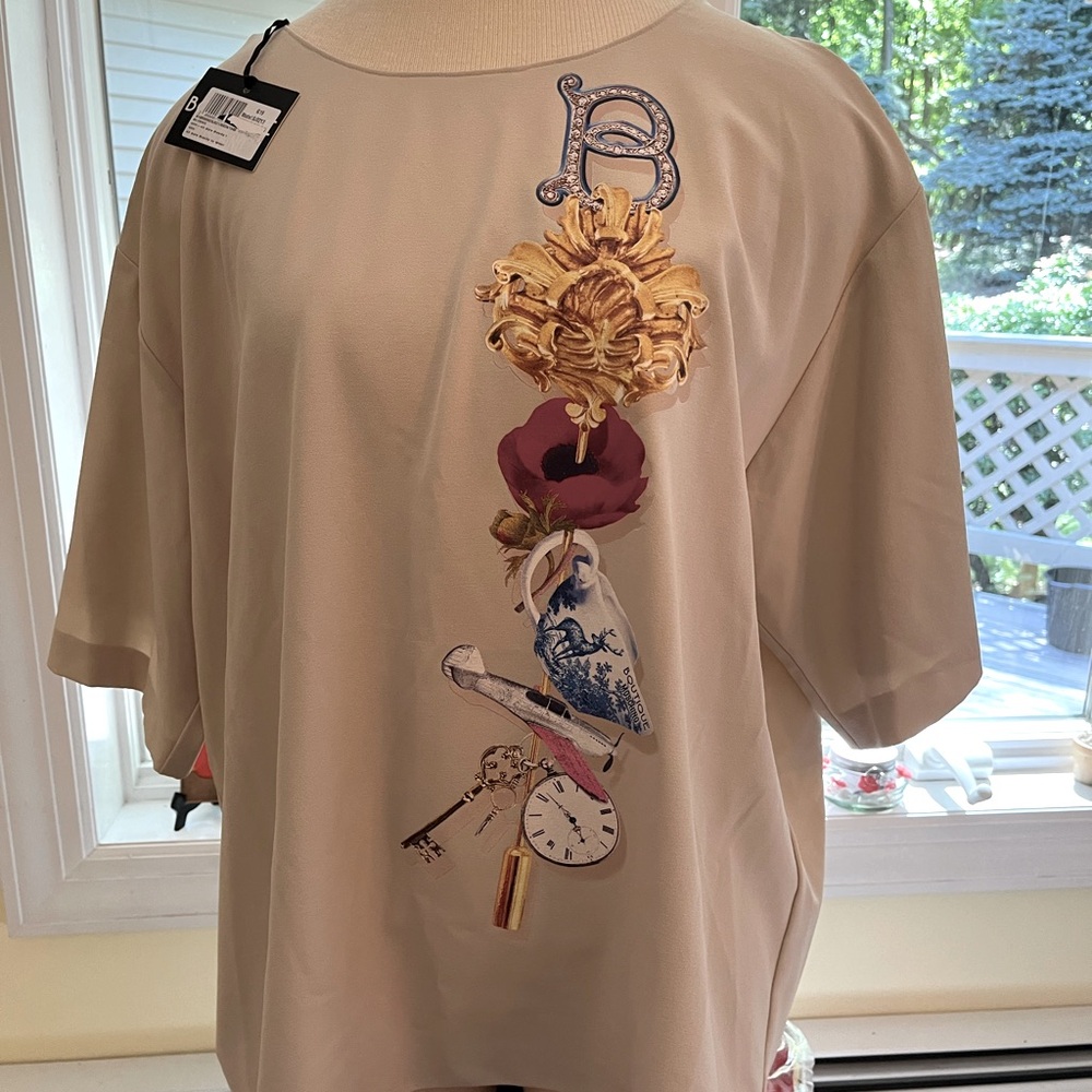 MOSCHINO BOUTIQUE TOP, CLASSIC, SZE XL, NWT